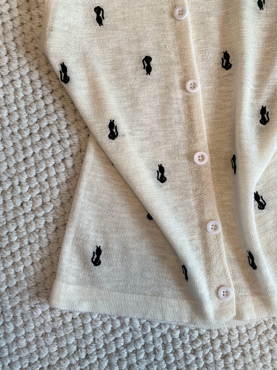Korean Contrast Color Doll Collar Knit Vest Women Summer Thin Hollow Sleeveless Cardigan Petite Short Top - Style 677f19 - Image 4